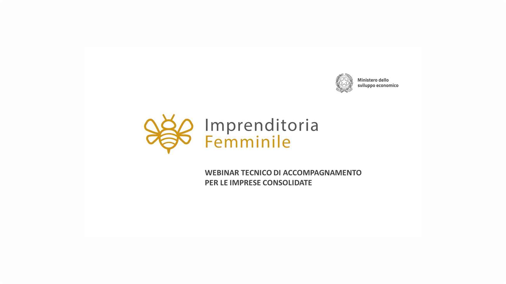 Fondo impresa femminile - Webinar Sviluppo imprese consolidate - 11 aprile 2022
