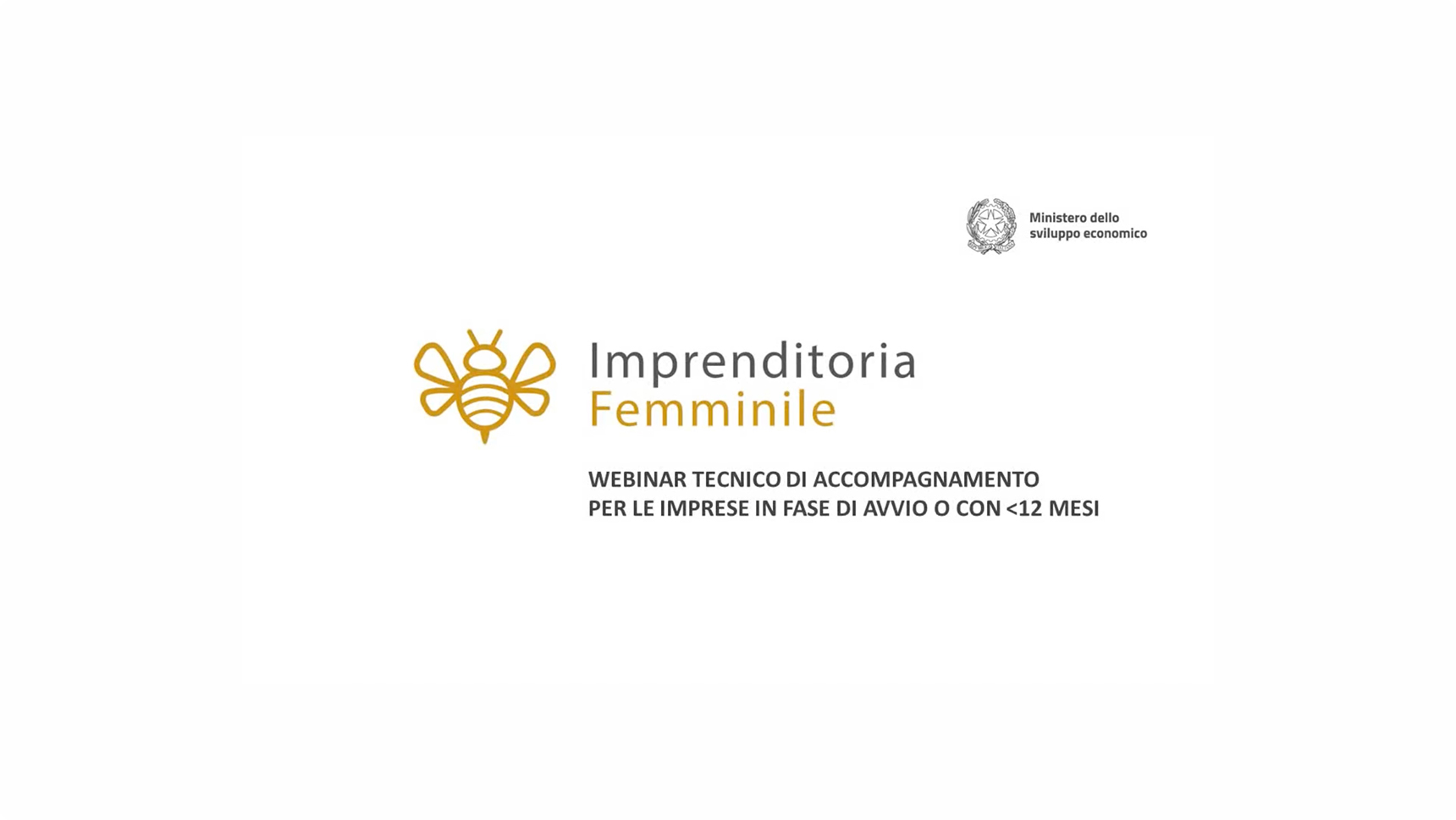 Fondo impresa femminile - Webinar Avvio di nuove imprese - 12 aprile 2022
