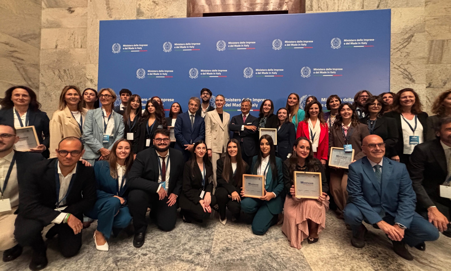 Premiazione Make IT a Case con AD Mattarella 