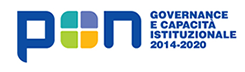 Logo PON Governance e capacità istituzionale 2014-2021